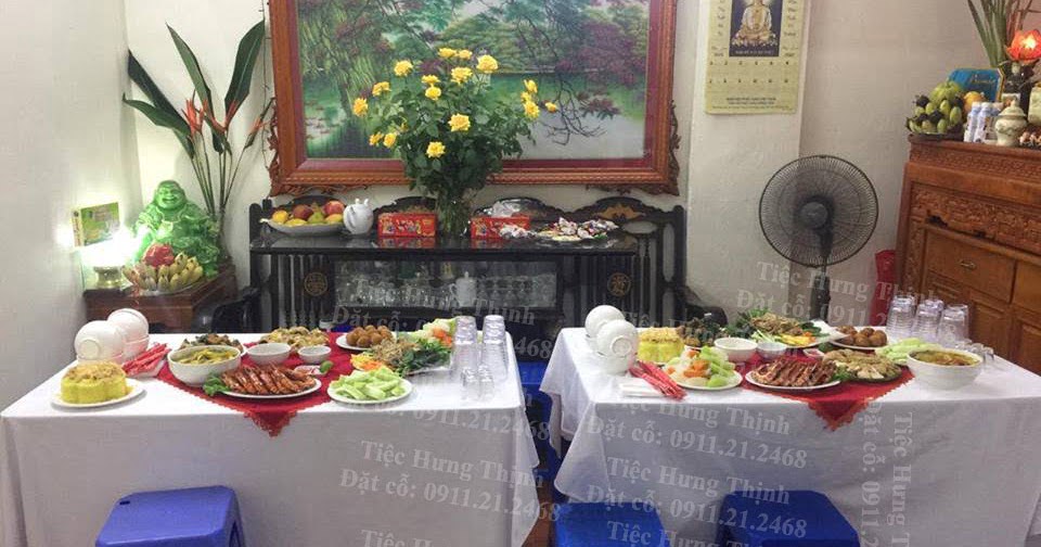 Nấu cỗ ở Hoàng Quốc Việt - tiệc tại nhà chị Huy Anh