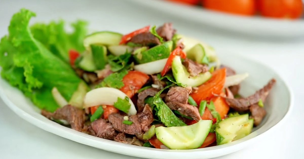  Cách chế biến Salad thịt bò kiểu Thái siêu ngon
