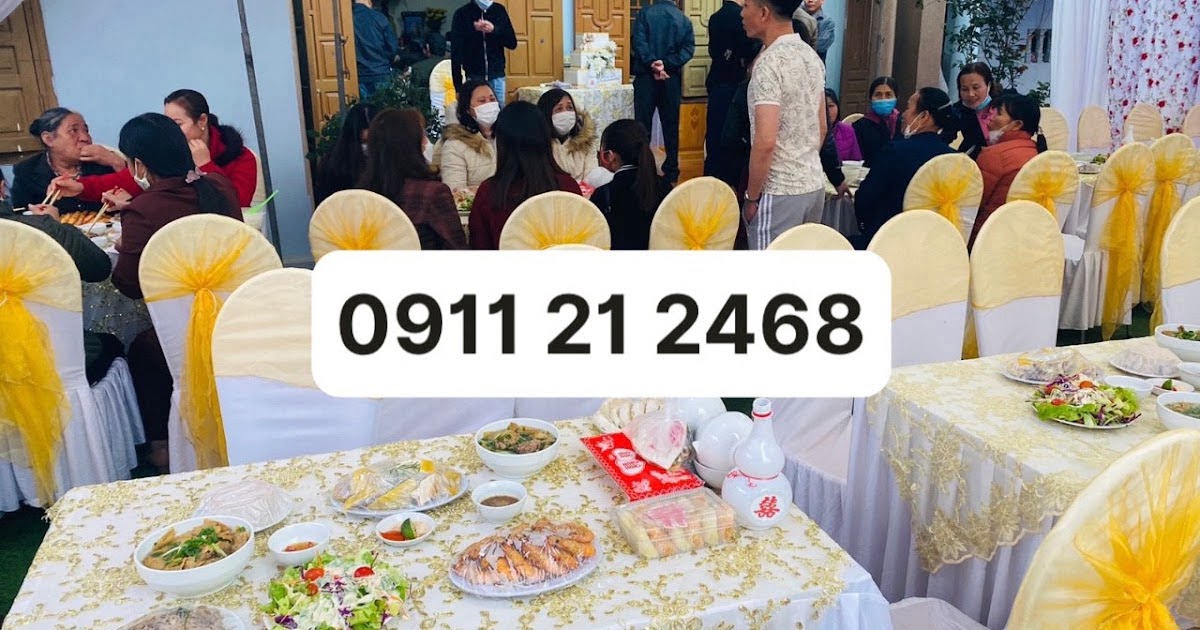  Nhận tổ chức tiệc cưới tại nhà ở Hà Nội