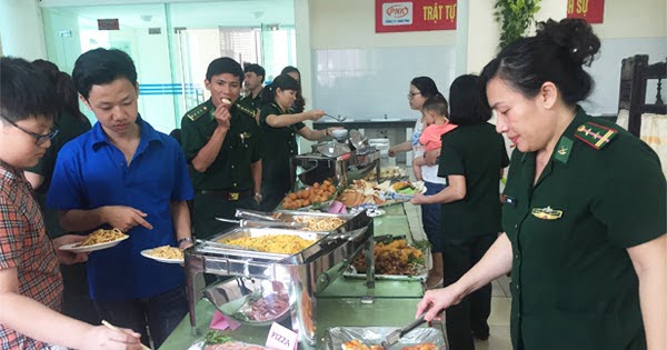 Tiệc buffet 120 khách tại Bộ Tư Lệnh Bộ Đội Biên Phòng Việt Nam