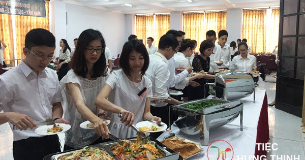 Tổ chức tiệc buffet tại trường Học Viện Ngoại Giao - Chùa Láng