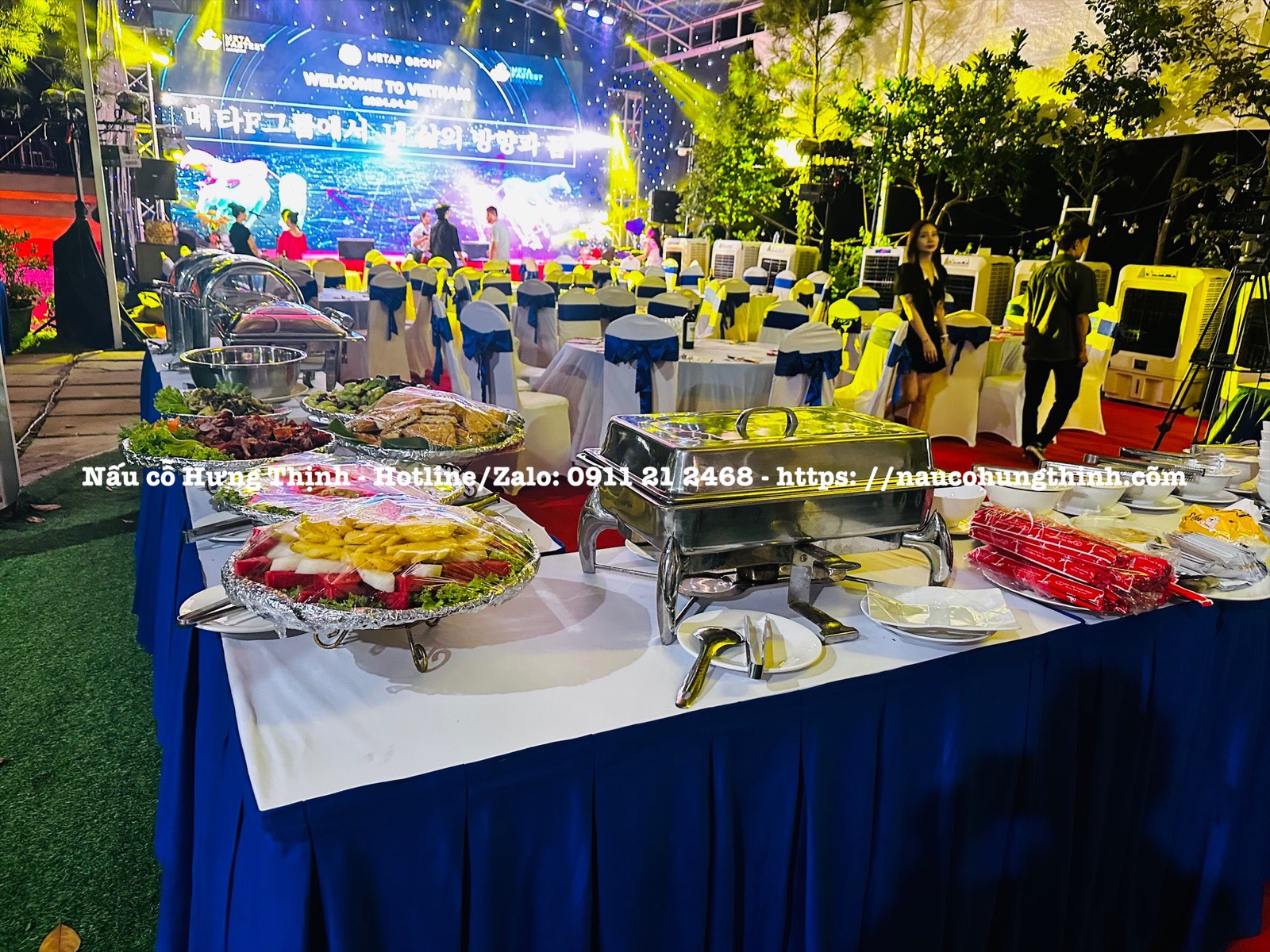 Tiệc Buffet cho người Hàn tại Villa Sóc Sơn| Tiệc Hưng Thịnh – Chuyên Tiệc Buffet