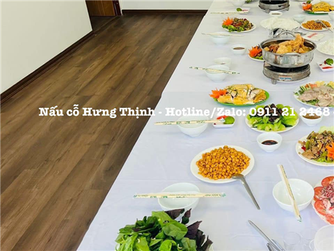 Ảnh Nấu cỗ giỗ tại nhà huyện Phú Xuyên – Cỗ đông người vẫn phục vụ tận tình, chu đáo