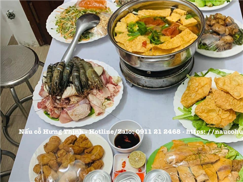Ảnh Nấu cỗ giỗ tại nhà phường Nguyễn Trung Trực – Dịch vụ chuyên nghiệp, phục vụ nhanh chóng