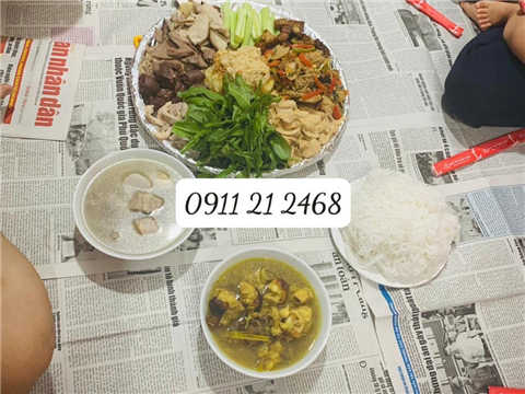 Ảnh Nấu cỗ tại Chung Cư Rivera Park – Mang hương vị miền Bắc đến bàn ăn gia đình