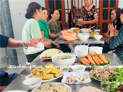 Nấu cỗ giỗ tại nhà phường Cửa Nam – Cỗ cưới, đầy tháng, giỗ chạp… đủ món từ A đến Z