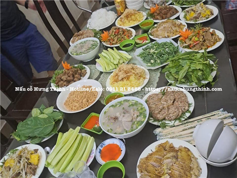 Ảnh Nấu cỗ giỗ tại nhà phường Minh Khai – Dịch vụ nấu cỗ chuẩn vị tại phường Minh Khai Hà Nội