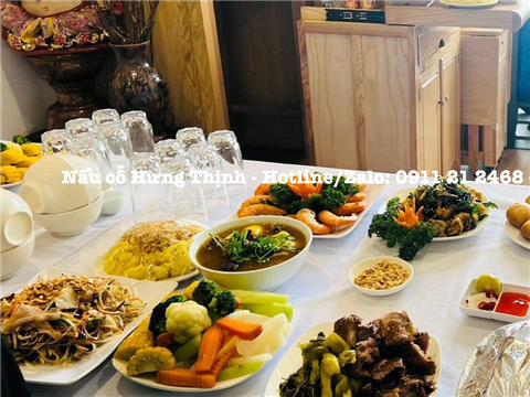 Ảnh Nấu cỗ giỗ tại nhà phường Văn Quán – Tiệc cỗ thơm ngon, phục vụ tận tình