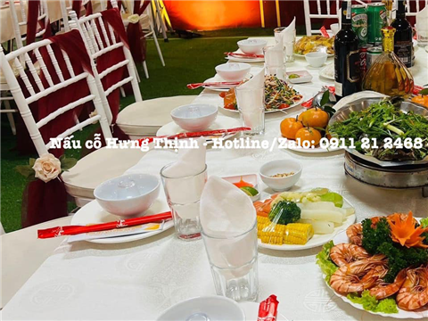 Ảnh Nấu cỗ giỗ tại nhà phường Tây Mỗ – Tiệc cỗ sang trọng, phục vụ tận tình