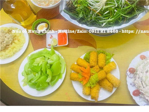 Ảnh Nấu cỗ giỗ tại nhà xã Đại Áng – Dịch vụ uy tín, đầu bếp lành nghề