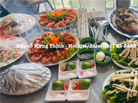 Ảnh Nấu cỗ giỗ tại nhà phường Định Công – Tiệc cỗ tiết kiệm thời gian, đảm bảo chất lượng