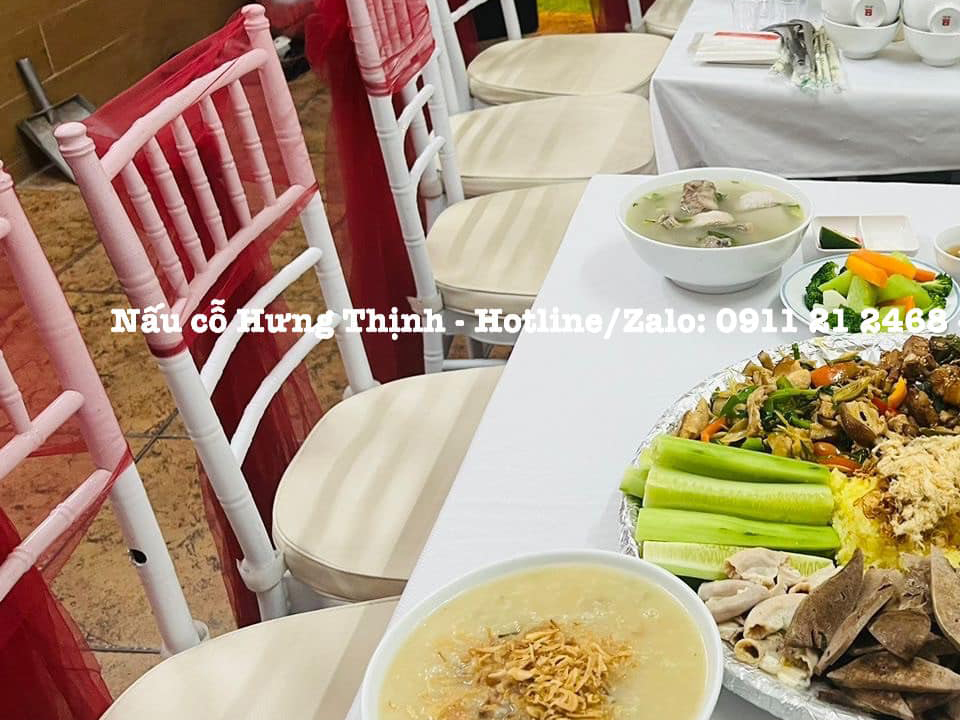 Nấu cỗ giỗ tại nhà xã Tân Triều – Không lo bếp núc, tiệc vẫn trọn vẹn