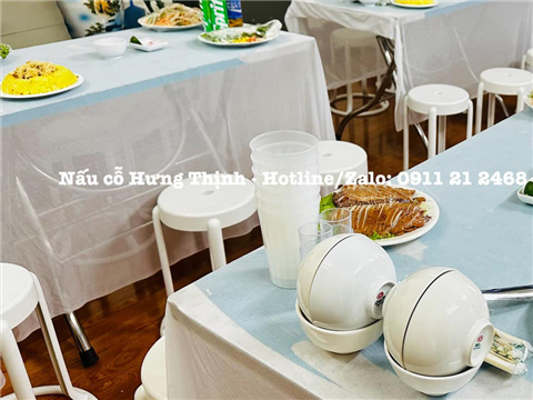 Ảnh Nấu cỗ giỗ tại nhà xã Vạn Phúc – Tiệc ngon, tổ chức chuyên nghiệp tại nhà