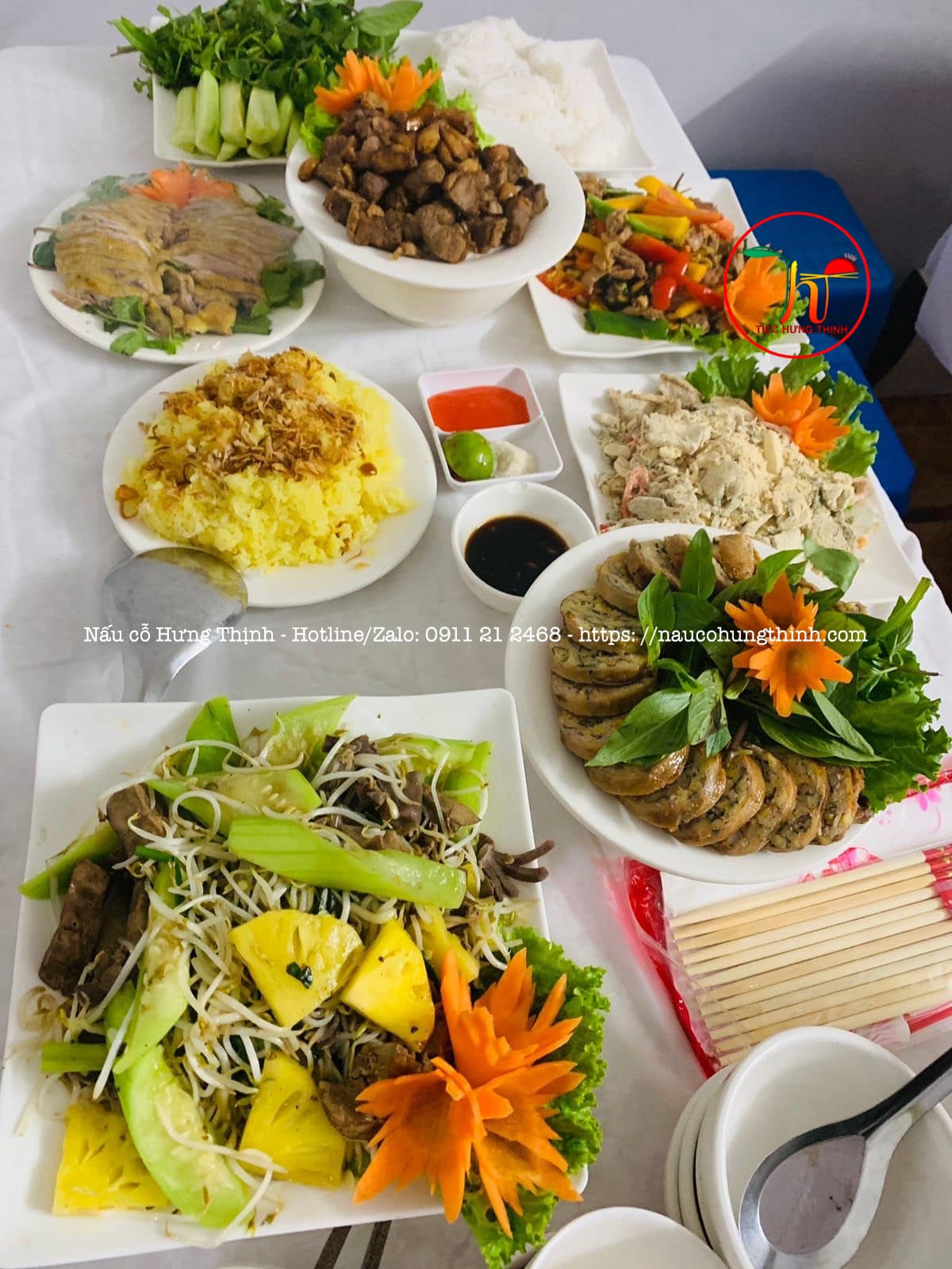 nấu cỗ gia đình ở Hà Nội