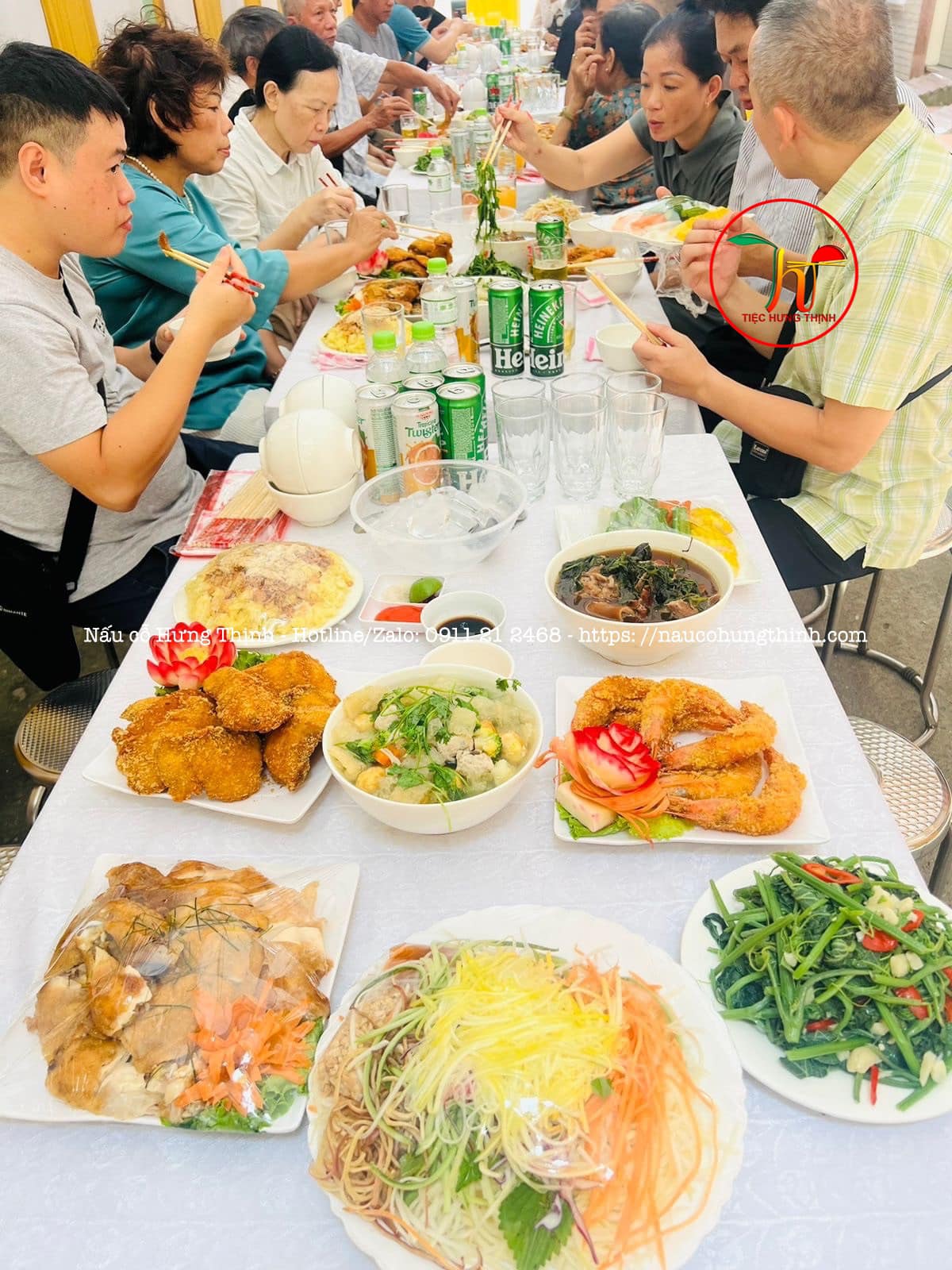 Nấu cỗ tại Chung Cư Tecco Tower Thanh Trì – Gói trọn bữa tiệc ấm cúng