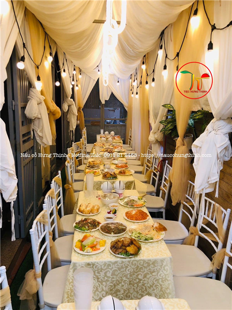 Ảnh đặt tiệc tại nhà Hà Nội