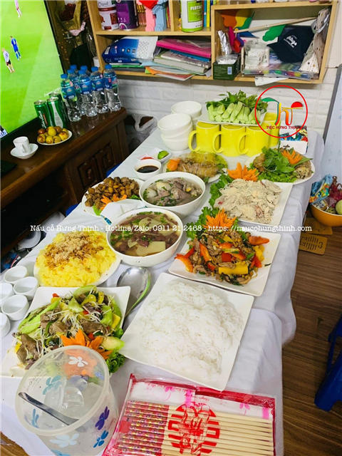 Ảnh Nấu cỗ tại Chung Cư Kosmo Tây Hồ – Tổ chức tiệc tại Chung Cư chưa bao giờ dễ đến thế
