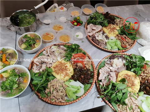 Ảnh Dịch vụ nấu cỗ tại Chung Cư Sky Central Lê Đức Thọ – Phong cách hiện đại, món ăn truyền thống