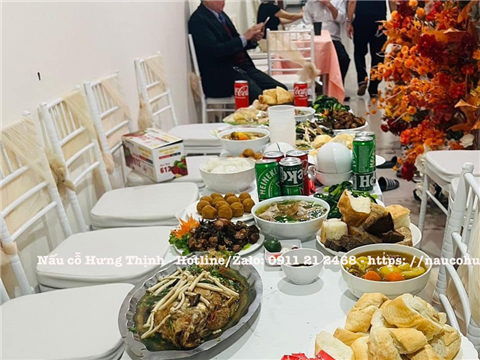 Ảnh Dịch vụ nấu cỗ tại Chung Cư Sunshine Garden – Phong cách tổ chức tiệc hiện đại cho cư dân cao cấp