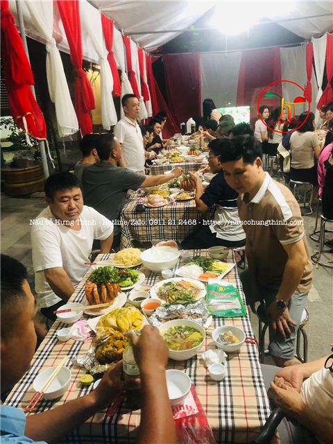 Ảnh nấu cỗ tại nhà