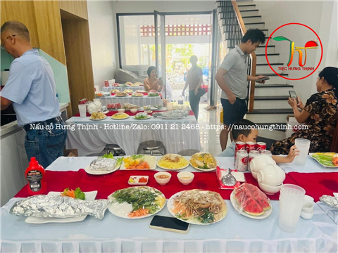 Ảnh nấu cỗ tại nhà ở hà nội