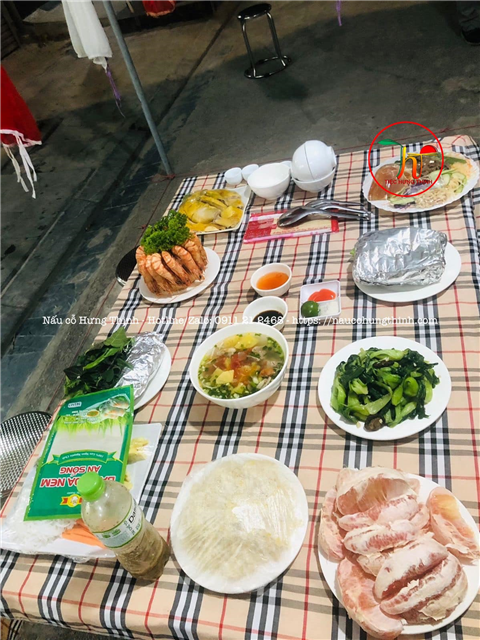 Ảnh nấu cỗ tại nhà hải phòng