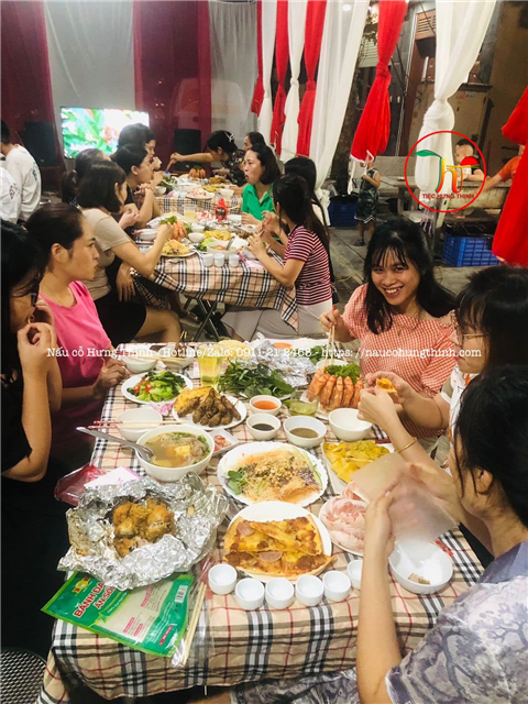 Ảnh nấu cỗ tại nhà hà nội