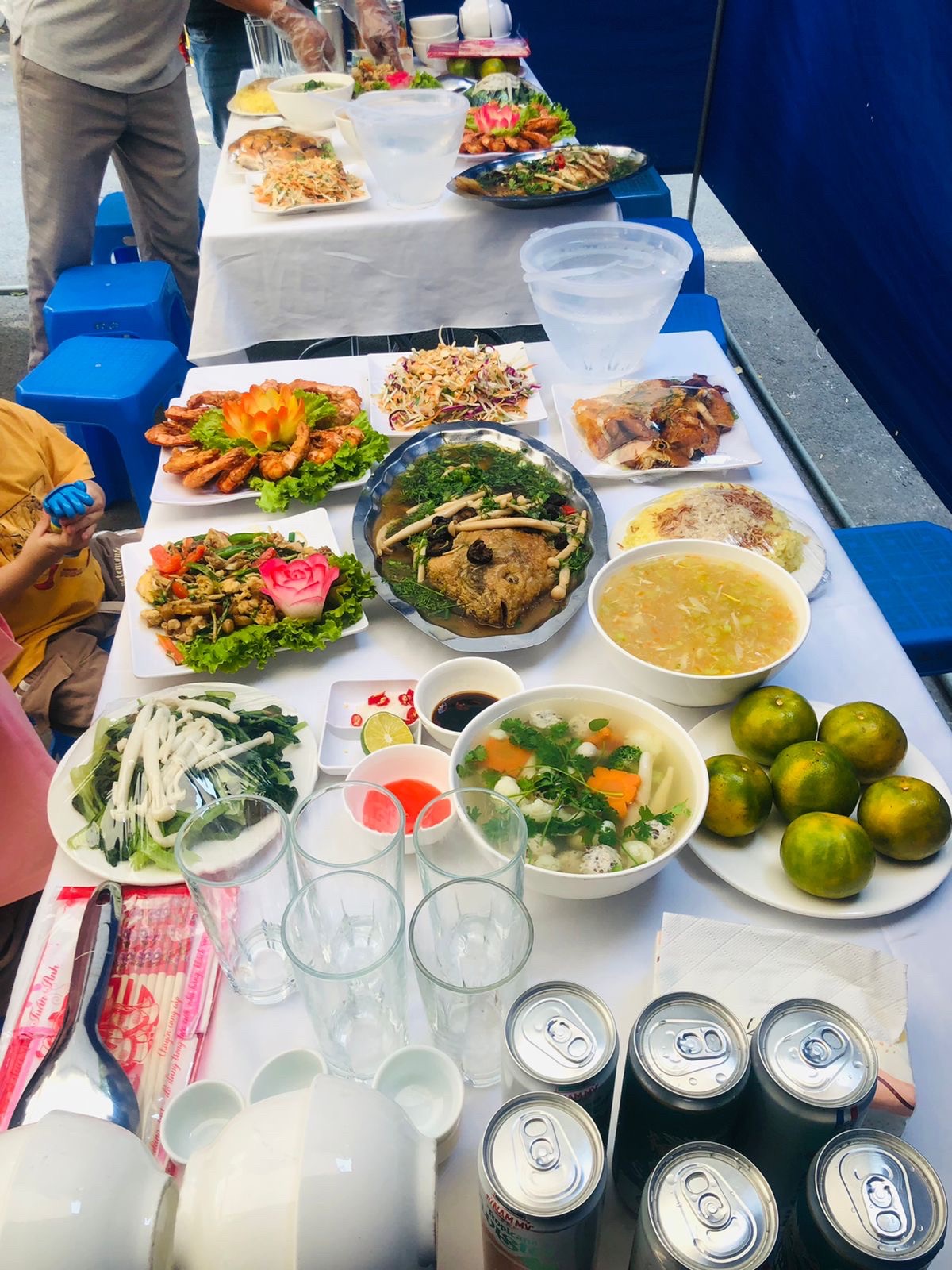 nấu cỗ cưới hỏi tại nhà theo yêu cầu
