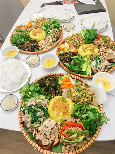 Ảnh nấu cỗ tại hà nội