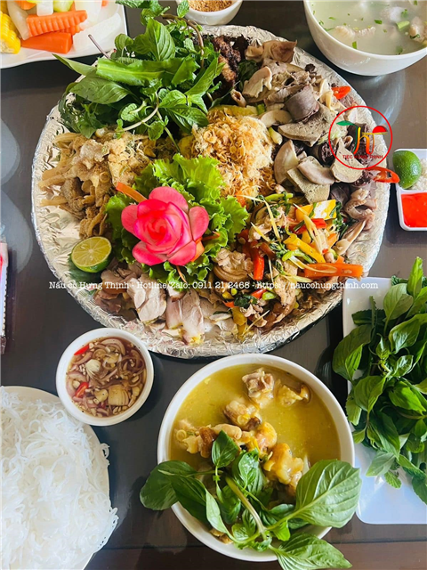 Ảnh giá thuê nấu cỗ cưới hỏi tại nhà