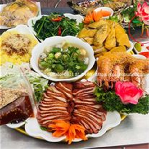 Ảnh dịch vụ nấu cỗ 49 ngày trọn gói