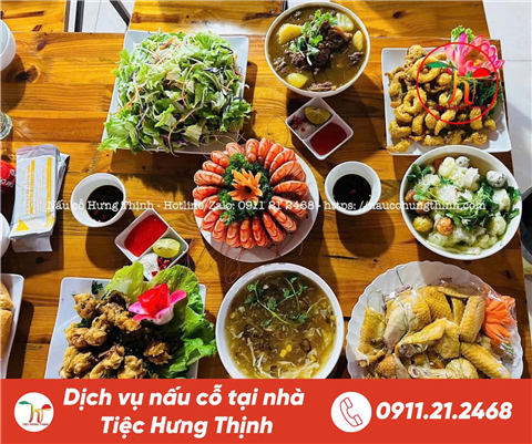 Ảnh nấu cỗ cúng giỗ tại nhà