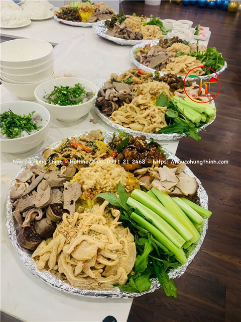 Ảnh nấu cỗ cúng rằm tại nhà