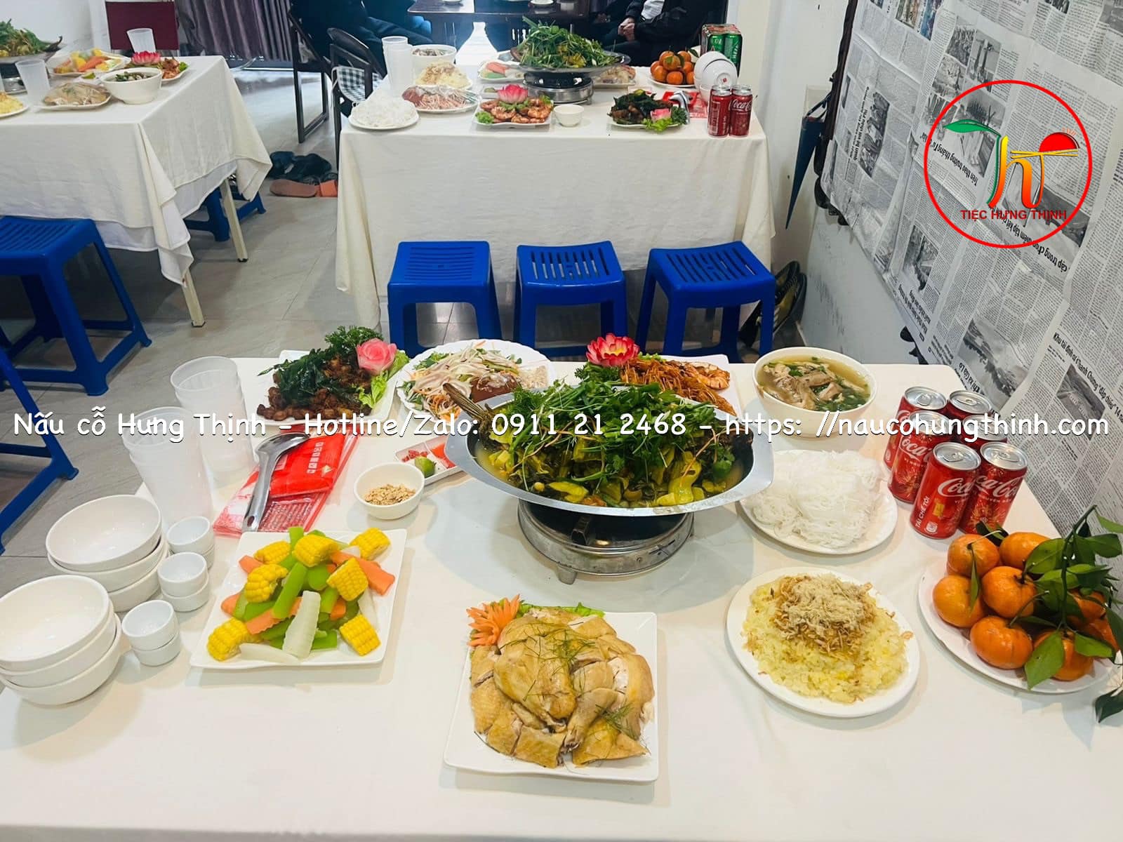 nấu cỗ giỗ số lượng lớn tại nhà