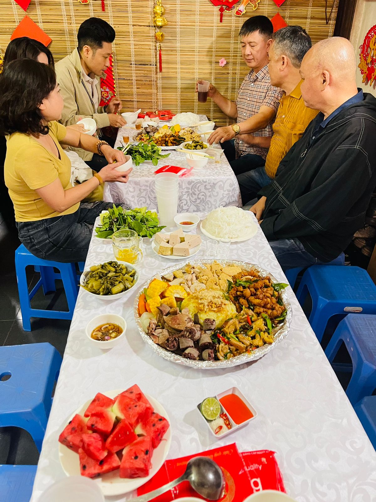 nấu cỗ chay rằm tháng 7