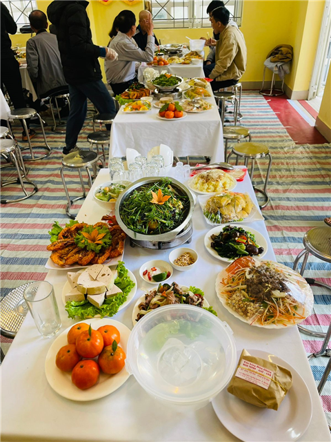 Ảnh nấu cỗ tết đoan ngọ mùng 5/5