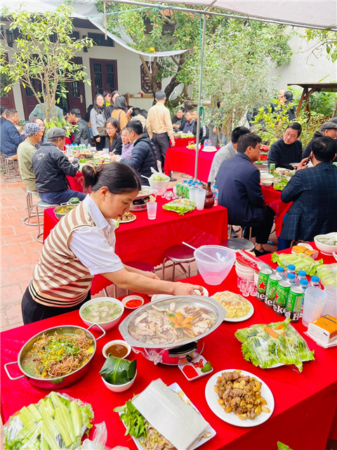 Ảnh nấu cỗ lễ hội trung thu tại nhà