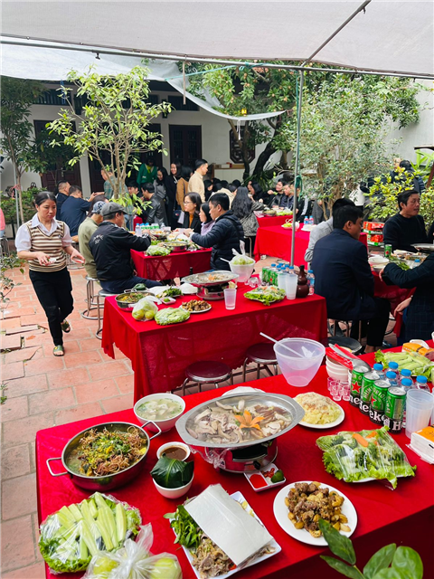 Ảnh dịch vụ nấu cỗ ngày lễ hội chùa