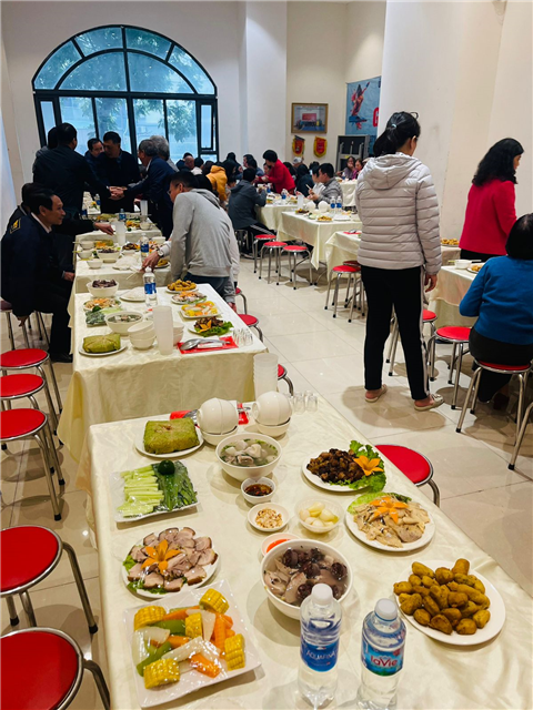Ảnh dịch vụ nấu cỗ ngày lễ 20/11