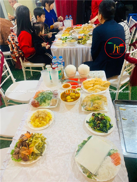 Ảnh nấu cỗ cúng nhập trạch