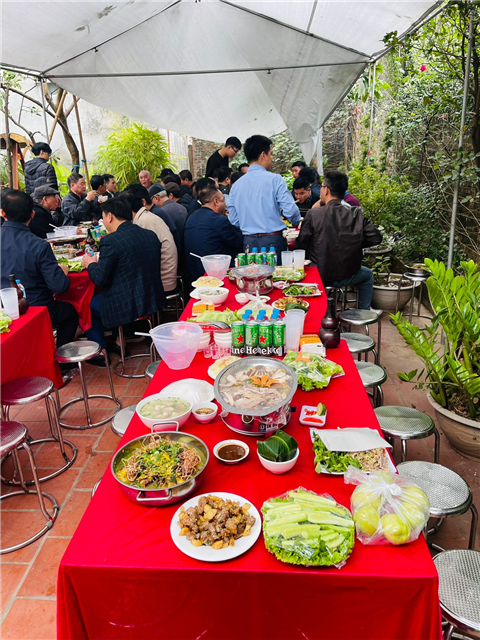 Ảnh nấu cỗ lễ hội xuân
