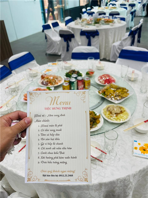 Ảnh nấu cỗ giao thừa tại nhà