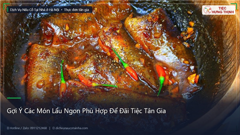 Ảnh Gợi Ý Các Món Lẩu Ngon Phù Hợp Để Đãi Tiệc Tân Gia