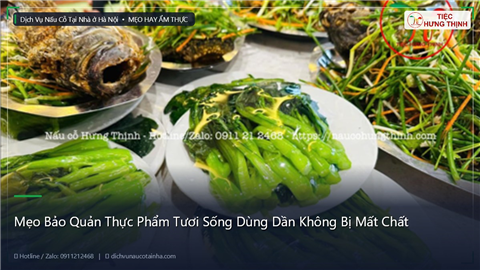 Ảnh Mẹo Bảo Quản Thực Phẩm Tươi Sống Dùng Dần Không Bị Mất Chất