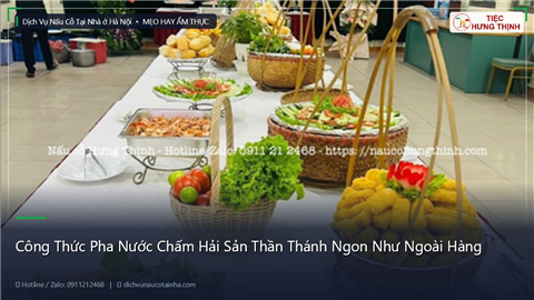 Ảnh Công Thức Pha Nước Chấm Hải Sản Thần Thánh Ngon Như Ngoài Hàng