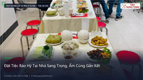 Đặt Tiệc Báo Hỷ Tại Nhà Sang Trọng, Ấm Cúng Gắn Kết