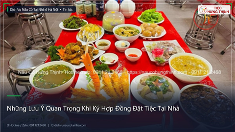 Ảnh Những Lưu Ý Quan Trọng Khi Ký Hợp Đồng Đặt Tiệc Tại Nhà