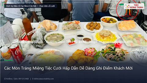 Ảnh Các Món Tráng Miệng Tiệc Cưới Hấp Dẫn Dễ Dàng Ghi Điểm Khách Mời