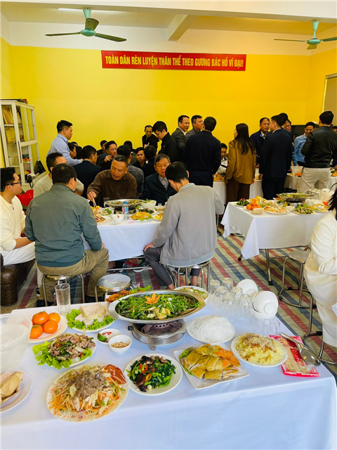Ảnh dịch vụ nấu cỗ khánh thành nhà ở