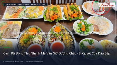 Ảnh Cách Rã Đông Thịt Nhanh Mà Vẫn Giữ Dưỡng Chất - Bí Quyết Của Đầu Bếp
